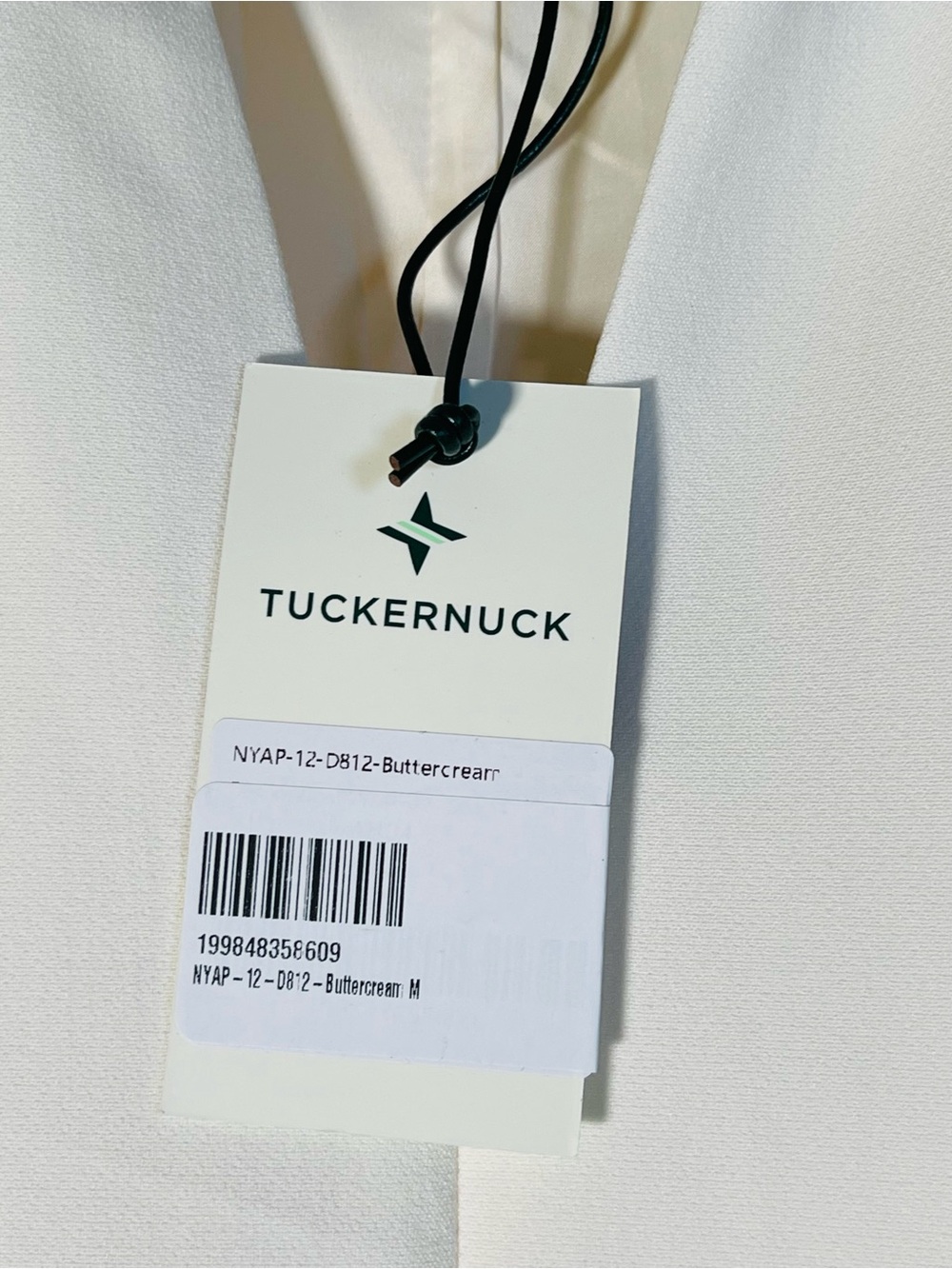 Tuckernuck NWT Carolina Maxi Dress Size Medium in Ivory Crepe - Picture 12 of 16